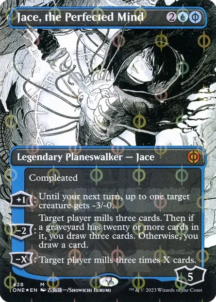 Jace, the Perfected Mind, Magic card ONE 428 — Phyrexia: All Will Be One set
