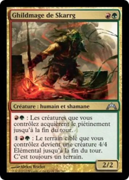 Ghildmage de Skarrg, carte Magic GTC 196 — extension Insurrection