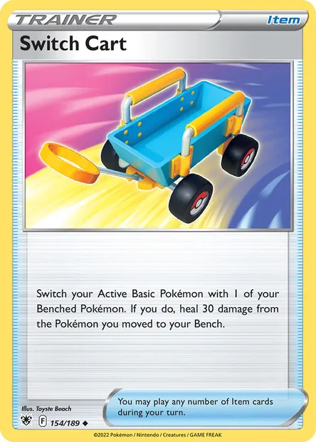 Switch Cart, Pokémon card ASR 154 — Astral Radiance set