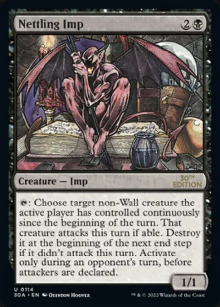 Nettling Imp, Magic card 30A 114 — 30th Anniversary Edition set