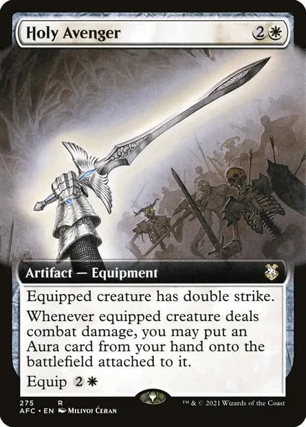 Holy Avenger, Magic card AFC 275 — Forgotten Realms Commander set