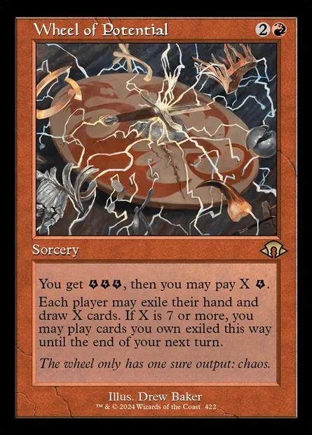 Wheel of Potential, Magic card MH3 422 — Modern Horizons 3 set