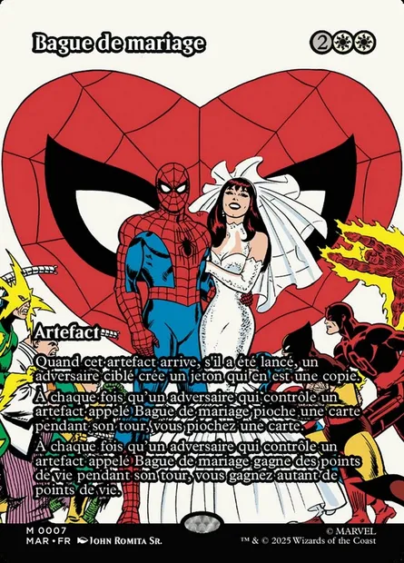 Bague de mariage, carte Magic MAR 7 — extension Marvel Universe