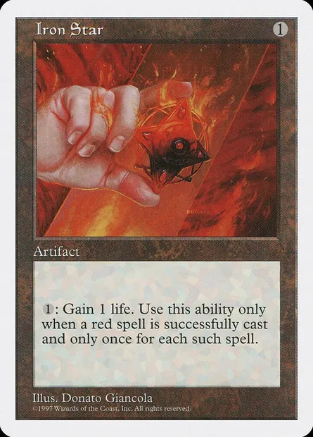 Iron Star, Magic card 5ED 379 — Fifth Edition set