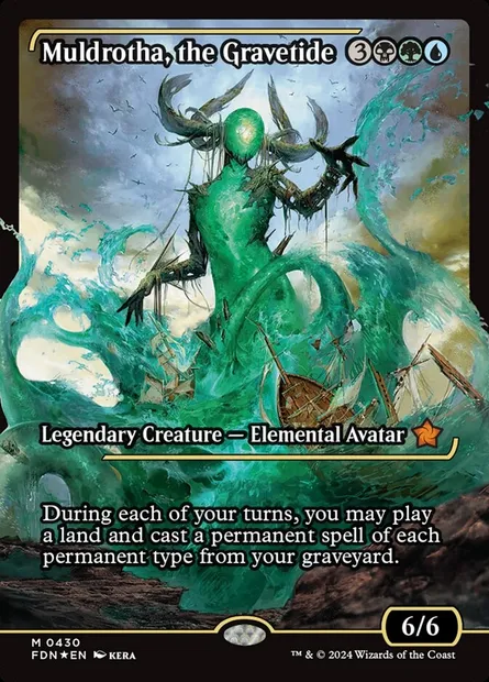 Muldrotha, the Gravetide, Magic card FDN 430 — Foundations set