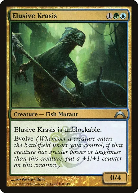 Elusive Krasis, Magic card GTC 160 — Gatecrash set
