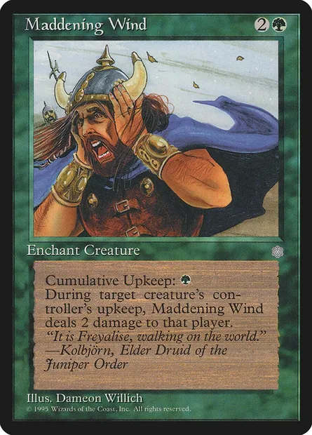 Maddening Wind, Magic card ICE 254 — Ice Age set
