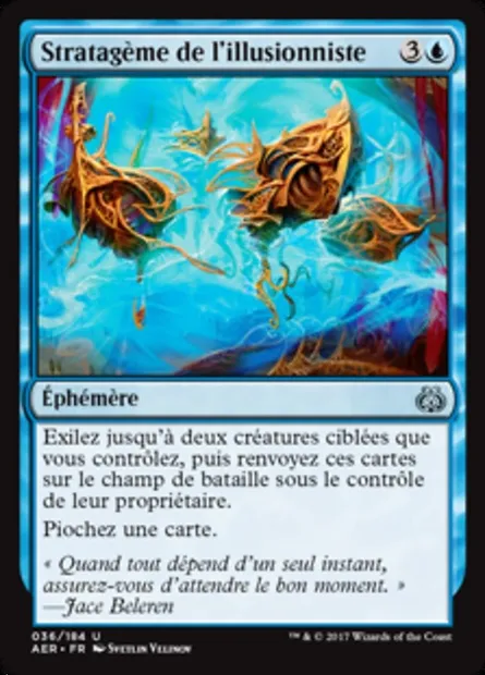 Stratagème de l'illusionniste, carte Magic AER 36 — extension La révolte éthérique