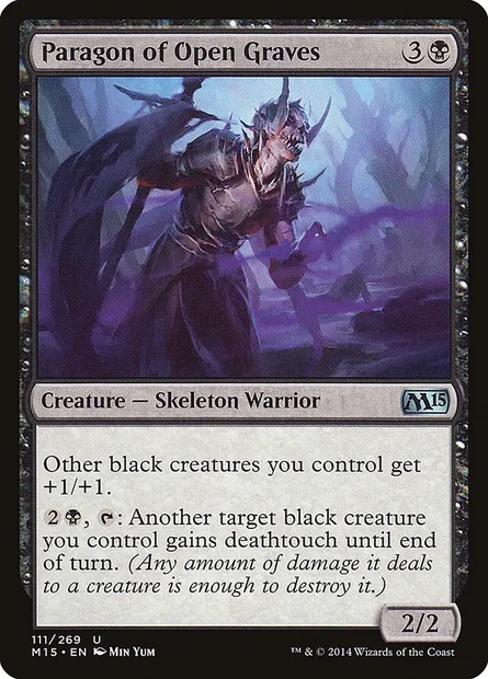 Paragon of Open Graves, Magic card M15 111 — Magic 2015 set
