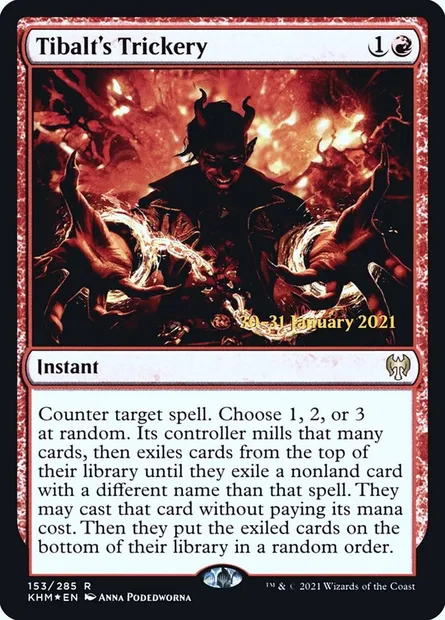 Tibalt's Trickery, Magic card PKHM 153s — Kaldheim Promos set