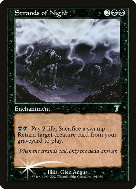 Filins de la nuit, carte Magic 7ED 165★ — extension Septième Edition