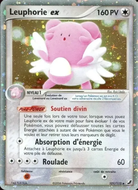 Leuphorie ex, carte Pokémon UF 101 — extension EX Forces Cachées