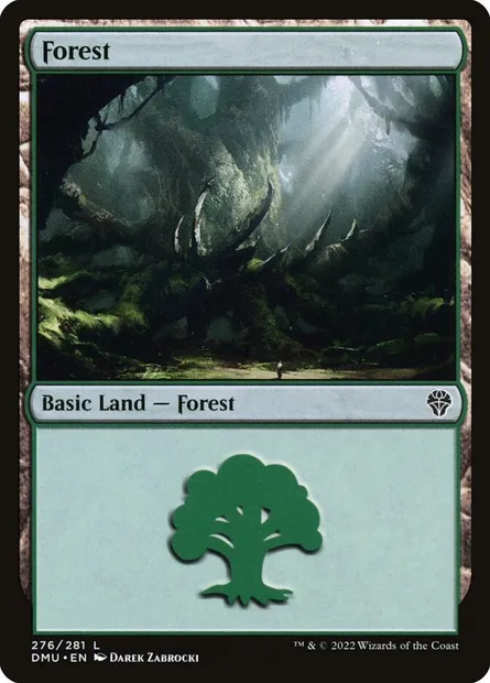 Forest, Magic card DMU 276 — Dominaria United set
