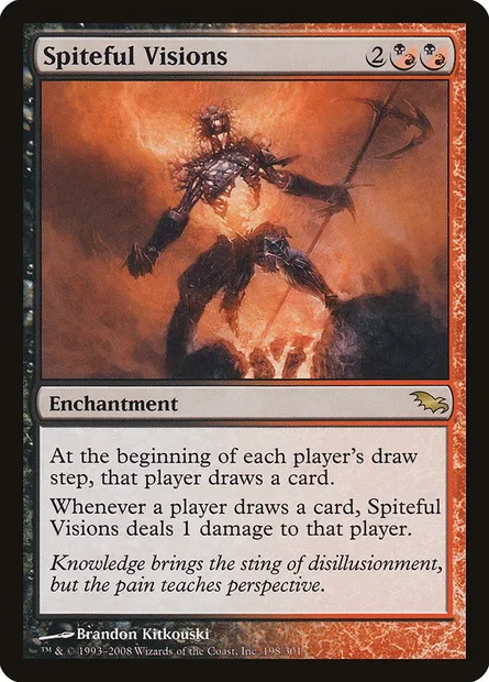 Spiteful Visions, Magic card SHM 198 — Shadowmoor set