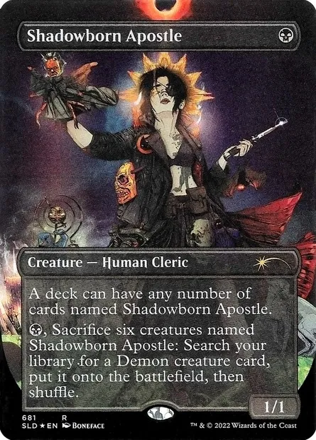 Shadowborn Apostle, Magic card SLD 681 — Secret Lair Drop set