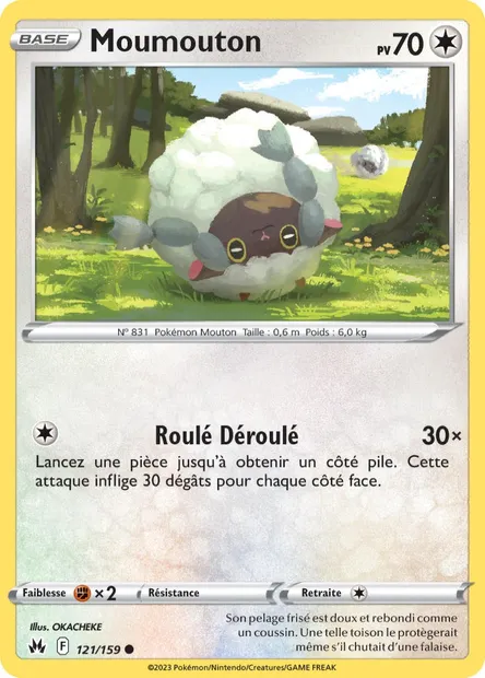 Moumouton, carte Pokémon CRZ 121 — extension Zénith Suprême