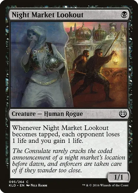 Night Market Lookout, Magic card KLD 95 — Kaladesh set