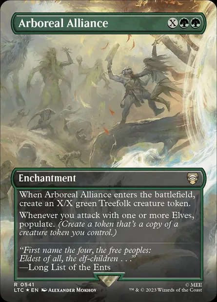 Arboreal Alliance, carte Magic LTC 541 — extension Tales of Middle-earth Commander