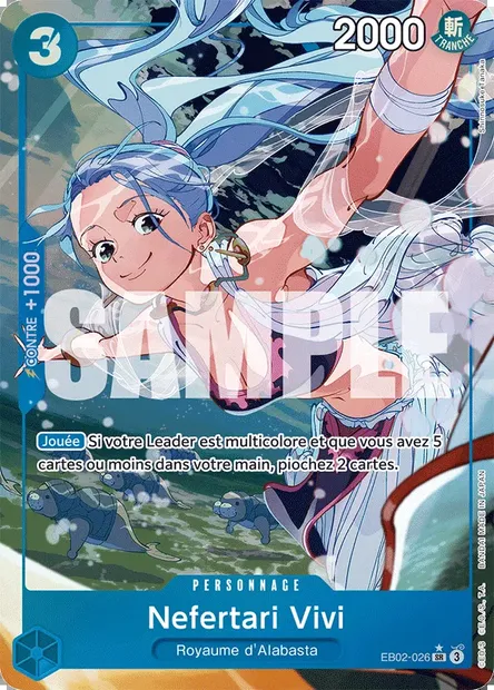 Nefertari Vivi, carte One Piece EB02-026 — extension Anime 25th Collection