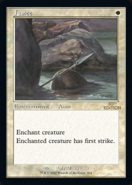 Lance, carte Magic 30A 324 — extension 30th Anniversary Edition