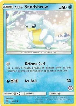 Alolan Sandshrew, Pokémon card TK11 019-29 — SM Trainer Kit: Alolan Sandslash & Alolan Ninetales set