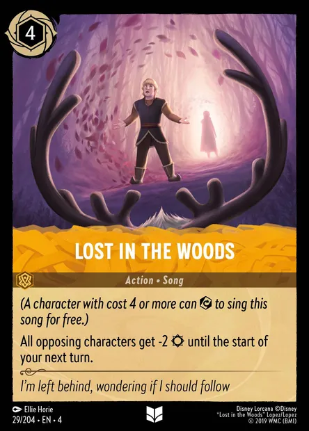 Lost in the Woods, Disney Lorcana card CH4-029 — Ursula's Return set
