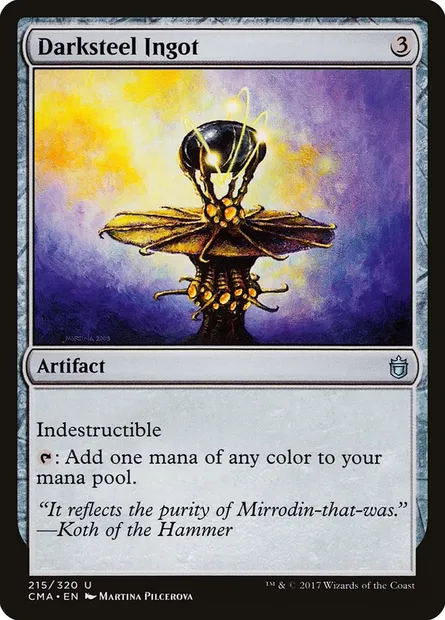 Darksteel Ingot, Magic card CMA 215 — Commander Anthology set