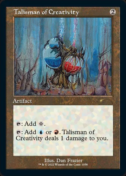 Talisman of Creativity, Magic card SLD 1058 — Secret Lair Drop set