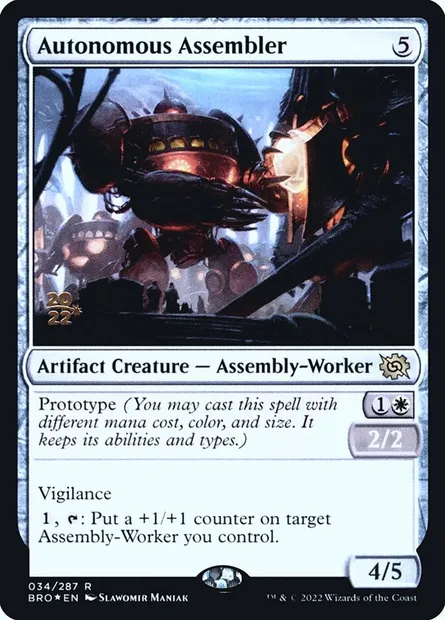 Autonomous Assembler, Magic card PBRO 34s — The Brothers' War Promos set