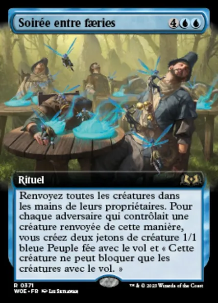 Soirée entre faeries, carte Magic WOE 371 — extension Wilds of Eldraine