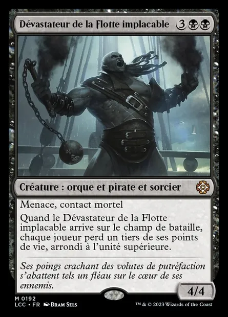 Dévastateur de la Flotte implacable, carte Magic LCC 192 — extension The Lost Caverns of Ixalan Commander
