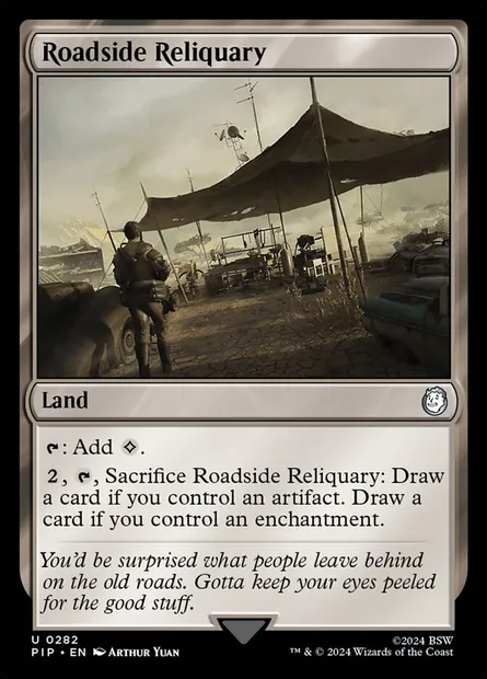 Roadside Reliquary, Magic card PIP 282 — Fallout set