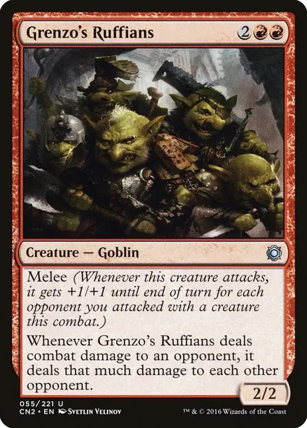 Grenzo's Ruffians, carte Magic CN2 55 — extension Conspiracy: Take the Crown