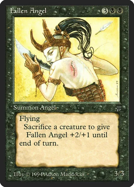 Fallen Angel, Magic card LEG 97 — Legends set
