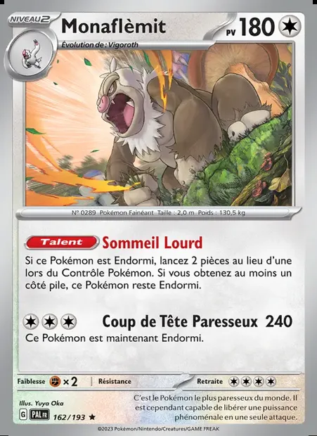 Monaflèmit, carte Pokémon PAL 162 — extension Évolutions à Paldea