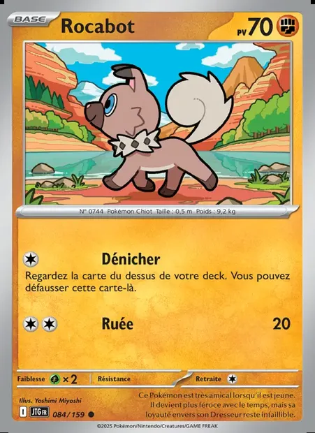 Rocabot, carte Pokémon JTG 084 — extension Aventures Ensemble