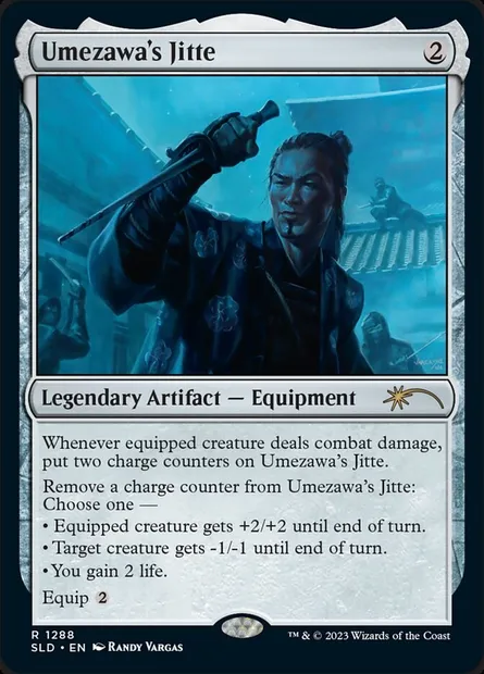 Umezawa's Jitte, Magic card SLD 1288 — Secret Lair Drop set