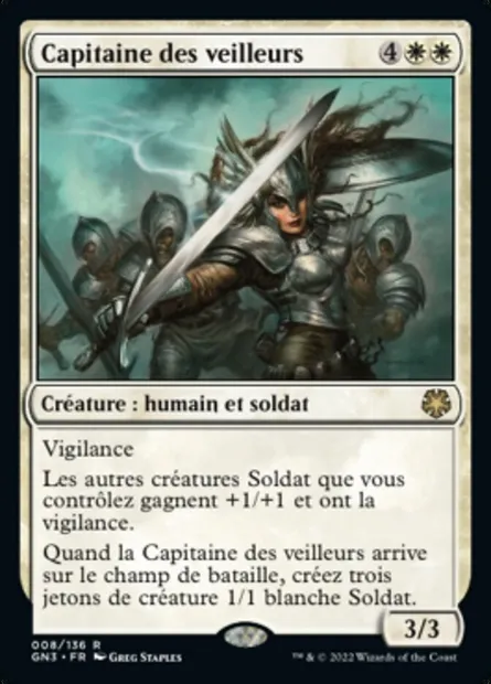 Capitaine des veilleurs, carte Magic GN3 8 — extension Game Night: Free-for-All