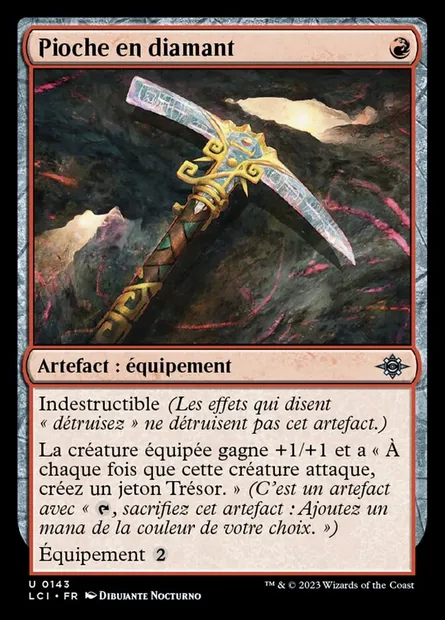 Pioche en diamant, carte Magic LCI 143 — extension The Lost Caverns of Ixalan