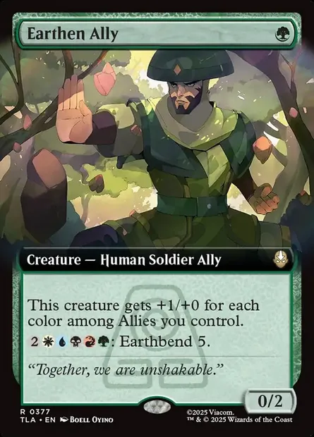 Earthen Ally, Magic card TLA 377 — Avatar: The Last Airbender set