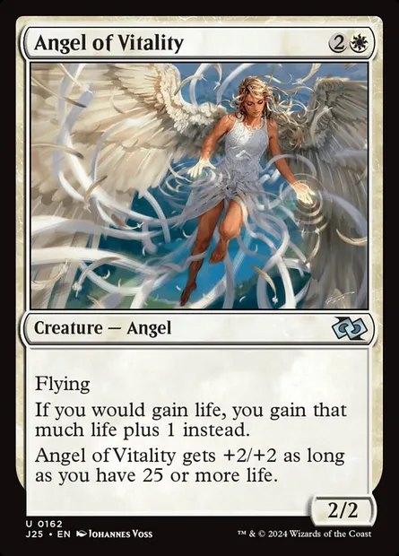 Angel of Vitality, Magic card J25 162 — Foundations Jumpstart set