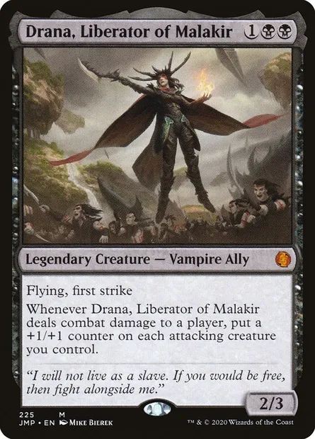 Drana, Liberator of Malakir, Magic card JMP 225 — Jumpstart set