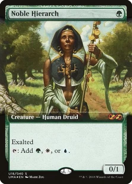 Noble Hierarch, Magic card PUMA U18 — Ultimate Box Topper set