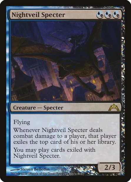 Nightveil Specter, Magic card PGTC 222★ — Gatecrash Promos set