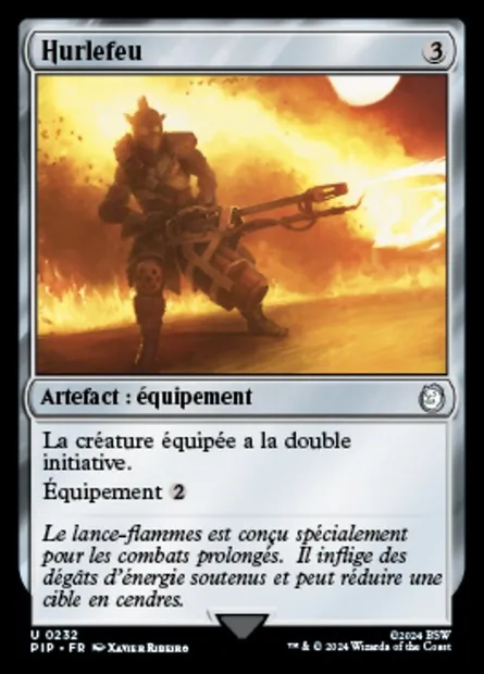 Hurlefeu, carte Magic PIP 232 — extension Fallout