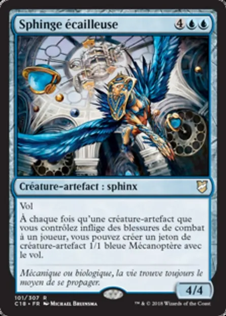Sphinge écailleuse, carte Magic C18 101 — extension Commander 2018