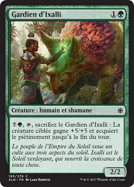 Gardien d'Ixalli, carte Magic XLN 193 — extension Ixalan