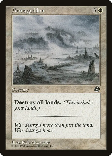 Armageddon, Magic card P02 12 — Portal Second Age set