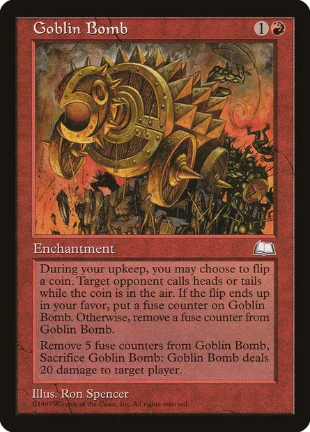 Bombe gobeline, carte Magic WTH 103 — extension Aquilon