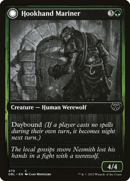 Hookhand Mariner // Riphook Raider, Magic card DBL 470 — Innistrad: Double Feature set